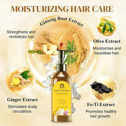 Japanese Long Lasting Natural Hair Dye Shampoo